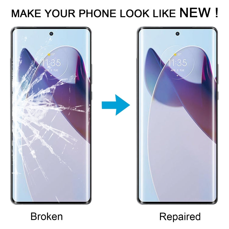 Front Screen Outer Glass Lens with OCA Optically Clear Adhesive, For Motorola Moto X30 Pro, For Motorola Edge 30 Ultra