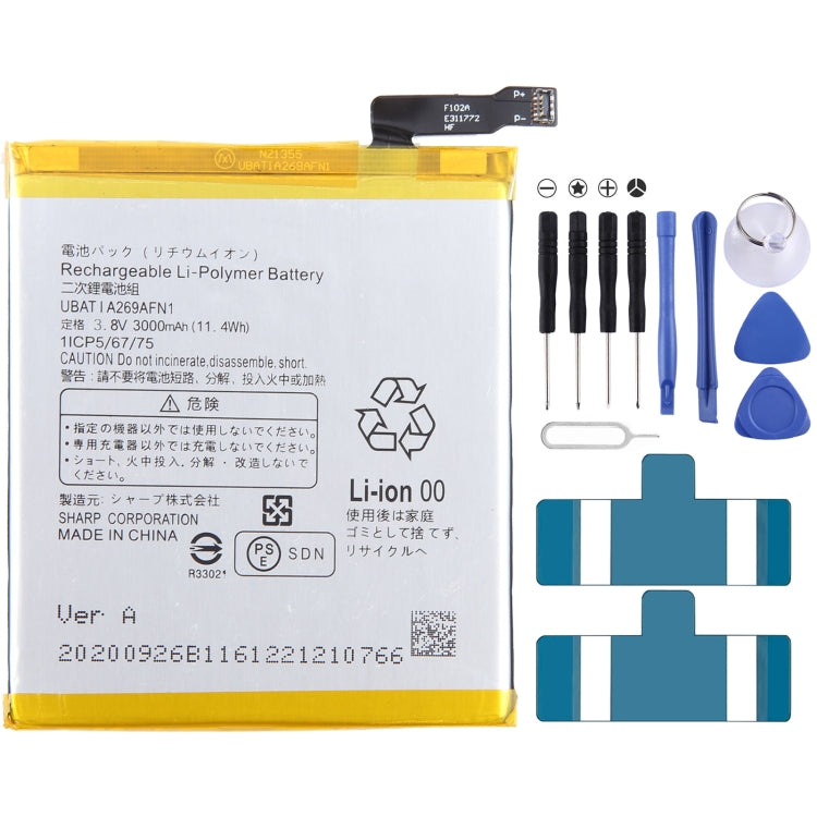 Battery Replacement, For Sharp AQUOS R5G SHG01, For Sharp Aquos Sense3 Basic, For Sharp Aquos Sense 3 Plus, For Sharp Aquos zero 2 Shv47, For  Sharp SHV32, For Sharp AQUOS Sense 1, For Sharp Aquos Sense2, For Sharp Z2 FS8002, For Sharp Aquos Zeta������...