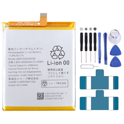 Battery Replacement, For Sharp AQUOS R5G SHG01, For Sharp Aquos Sense3 Basic, For Sharp Aquos Sense 3 Plus, For Sharp Aquos zero 2 Shv47, For  Sharp SHV32, For Sharp AQUOS Sense 1, For Sharp Aquos Sense2, For Sharp Z2 FS8002, For Sharp Aquos Zeta������...