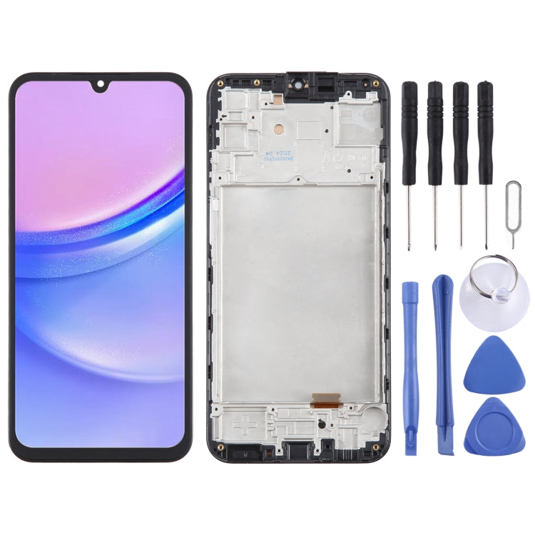 TFT LCD Screen Digitizer Full Assembly with Frame, Not Supporting Fingerprint Identification