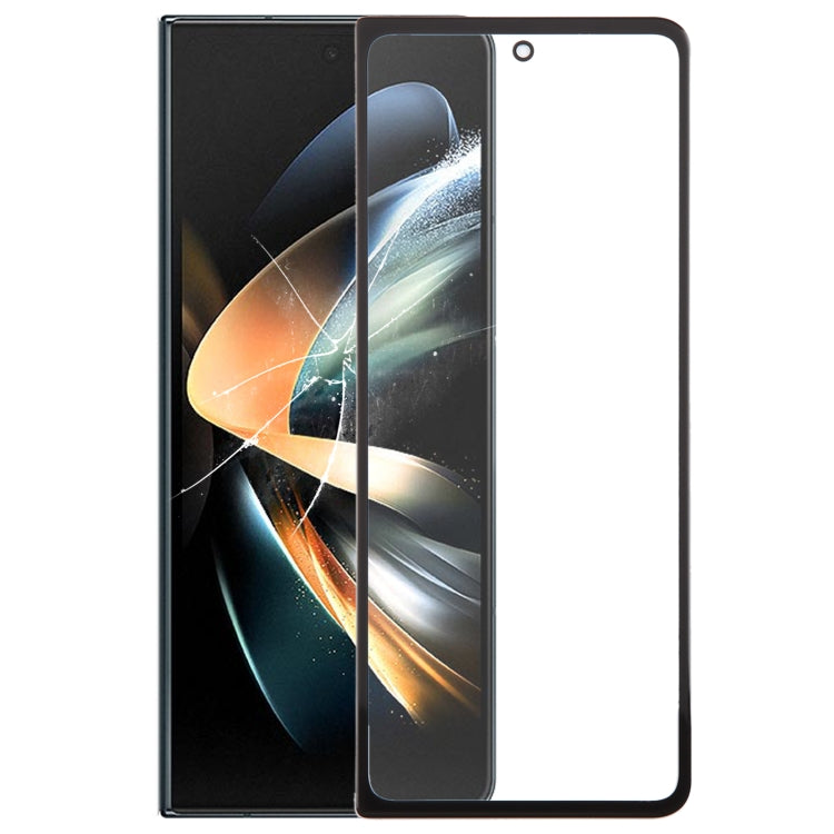 LCD Secondary Screen Outer Glass Lens with OCA Optically Clear Adhesive, For Samsung Galaxy Z Fold6 SM-F956B, For Samsung Galaxy Z Fold5 SM-F946B, For Samsung Galaxy Z Fold4 SM-F936B/W23, For Samsung Galaxy Z Fold3 SM-F926B/W22�������������������������...