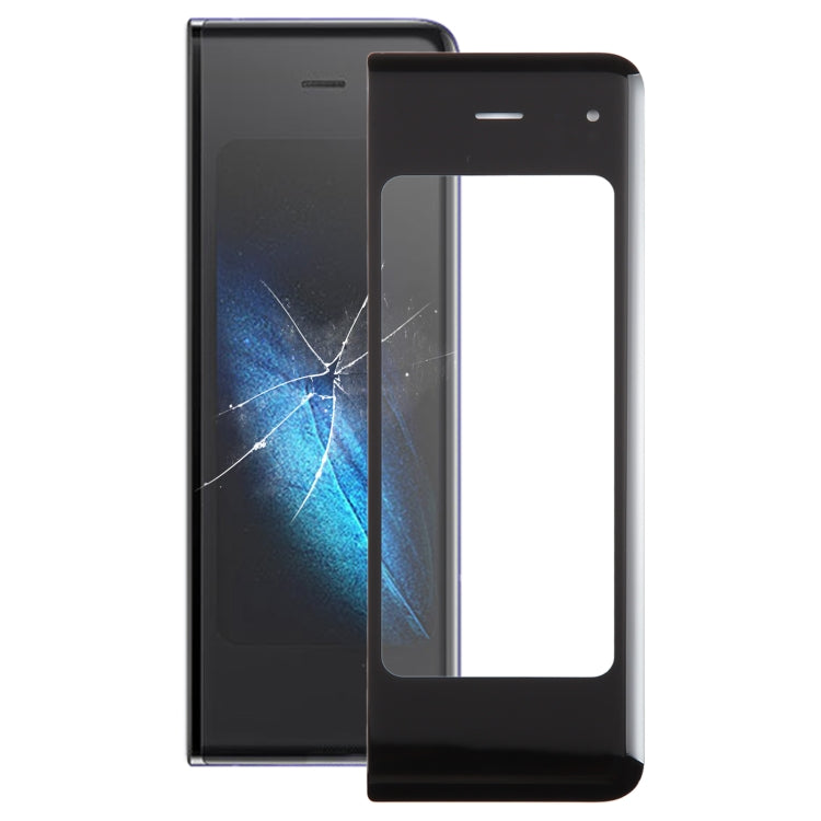 LCD Secondary Screen Outer Glass Lens with OCA Optically Clear Adhesive, For Samsung Galaxy Z Fold6 SM-F956B, For Samsung Galaxy Z Fold5 SM-F946B, For Samsung Galaxy Z Fold4 SM-F936B/W23, For Samsung Galaxy Z Fold3 SM-F926B/W22�������������������������...