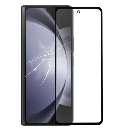 LCD Secondary Screen Outer Glass Lens with OCA Optically Clear Adhesive, For Samsung Galaxy Z Fold6 SM-F956B, For Samsung Galaxy Z Fold5 SM-F946B, For Samsung Galaxy Z Fold4 SM-F936B/W23, For Samsung Galaxy Z Fold3 SM-F926B/W22�������������������������...