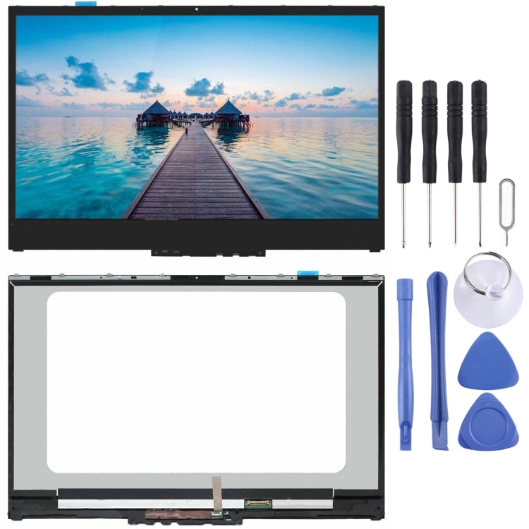 FHD LCD Screen Digitizer Full Assembly with Frame, For Lenovo Yoga 530-14IKB, For Lenovo Yoga C940-14, For Lenovo ideaPad C340-14IWL, For Lenovo ideapad Flex 5-15IIL05, For Lenovo ideapad Yoga 7-14ITL5, For Lenovo Yoga 710-15IKB, For Lenovo Yoga 730-15...