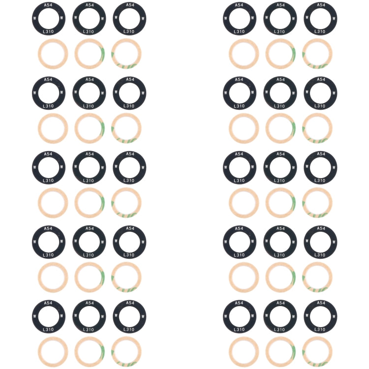 10set Back Camera Lens, For Samsung Galaxy M54 SM-M546B, For Samsung Galaxy M14 SM-M146B, For Samsung Galaxy A24 4G SM-A245F, For Samsung Galaxy F04 SM-E045F, For Samsung Galaxy A14 SM-A145F, For Samsung Galaxy M04 SM-M045F                             ...