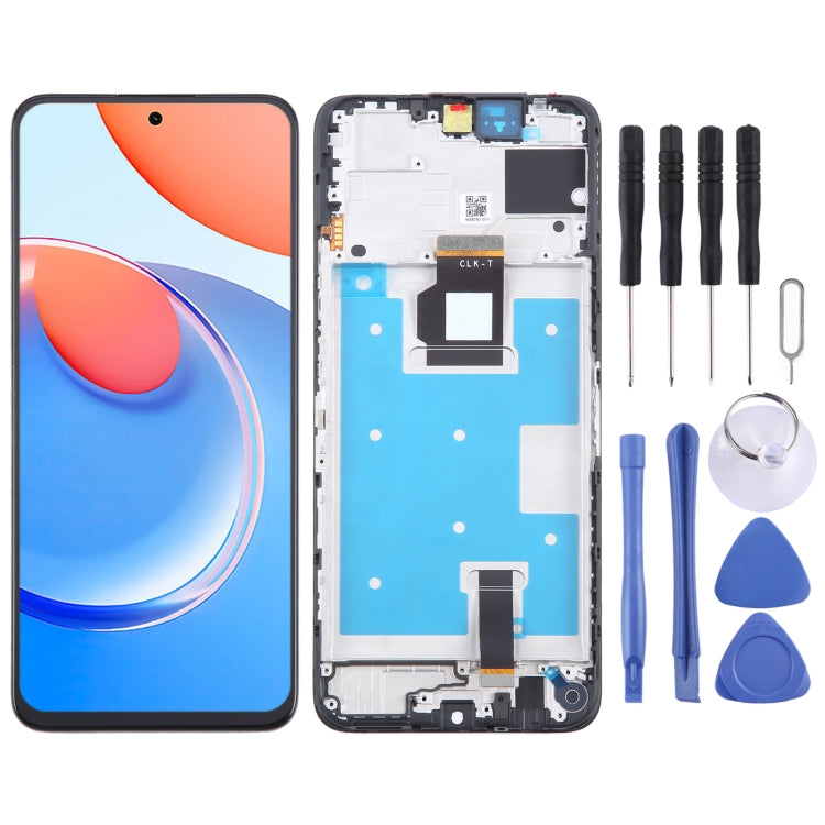 Original LCD Screen Digitizer Full Assembly with Frame, For Honor X7b, For Honor Play 8T, For Honor Play 50 Plus, For Honor 70 Lite