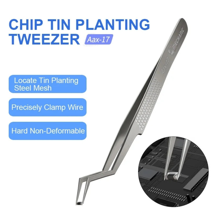 Mechanic Aax-17 Non-Magnetic Stainless Steel Tweezer, Mechanic Aax-17