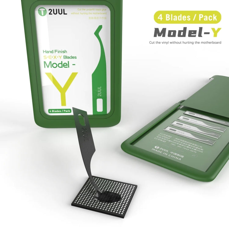 2UUL Hand Finish Blades For Phone Screen Debonding / Removal IC, S, E, X, Y