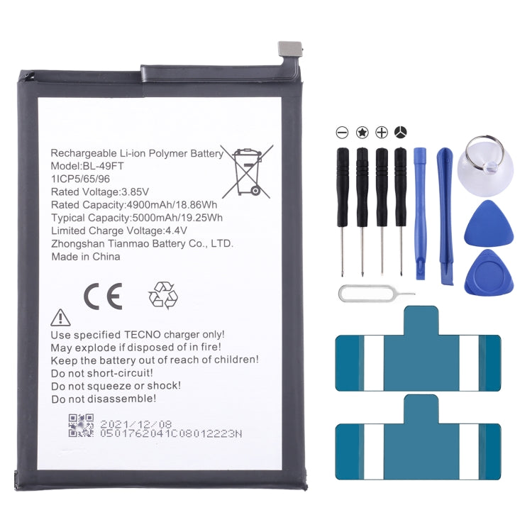 Battery Replacement, For Tecno Camon 17 Pro / Camon 18P, For Tecno Pova 2 LE7, For Tecno Camon 17 CG6 CG7, For Tecno Spark 7 / Spark 7T, For Tecno Spark 6 Air / Pouvoir 4 Pro, For Tecno Spark 6 / Camon 16, For Tecno Pop 4 / Camon 15                    ...