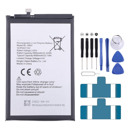 Battery Replacement, For Infinix Note 30 Pro, For Infinix Hot 12 / Hot 20S, For Infinix Zeno X / X6811 / X6810, For Infinix Note 7 / Note 10 / Hot 11S, For Infinix Smart 6 / X6511 / X6511B, For Infinix Hot 9 Play / Hot 10 Play��������������������������...