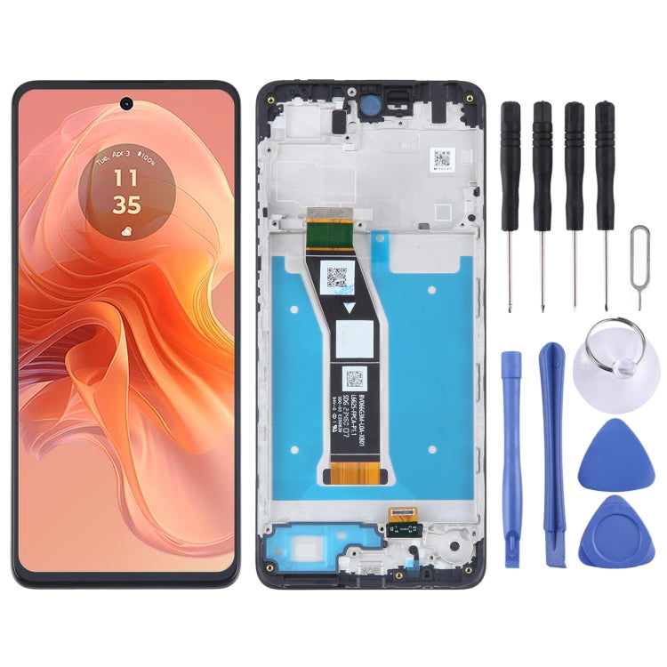 OEM LCD Screen Digitizer Full Assembly with Frame, For Motorola Moto G06, For Motorola Moto G15 Power, For Motorola Moto E15, For Motorola Moto G05, For Motorola Moto G15, For Motorola Moto G35, For Motorola Moto G55, For Motorola Moto G 5G 2024       ...