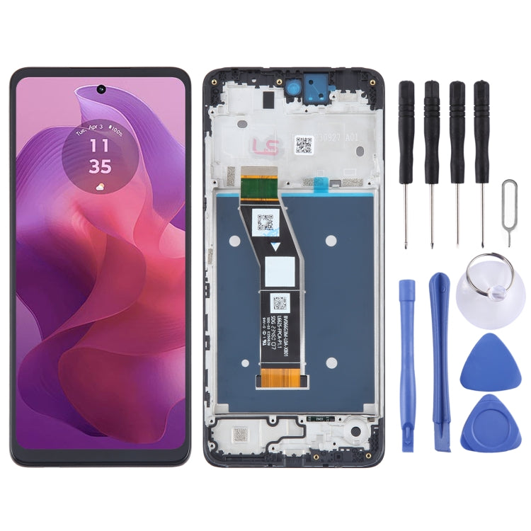 OEM LCD Screen Digitizer Full Assembly with Frame, For Motorola Moto G06, For Motorola Moto G15 Power, For Motorola Moto E15, For Motorola Moto G05, For Motorola Moto G15, For Motorola Moto G35, For Motorola Moto G55, For Motorola Moto G 5G 2024       ...