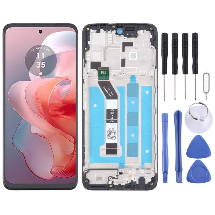 OEM LCD Screen Digitizer Full Assembly with Frame, For Motorola Moto G06, For Motorola Moto G15 Power, For Motorola Moto E15, For Motorola Moto G05, For Motorola Moto G15, For Motorola Moto G35, For Motorola Moto G55, For Motorola Moto G 5G 2024       ...