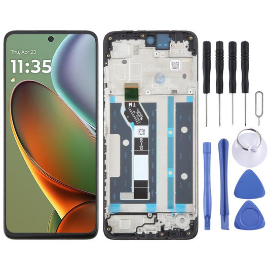 OEM LCD Screen Digitizer Full Assembly with Frame, For Motorola Moto G15 Power, For Motorola Moto E15, For Motorola Moto G05, For Motorola Moto G15, For Motorola Moto G35, For Motorola Moto G24, For Motorola Moto G04, For Motorola Moto G34�������������...