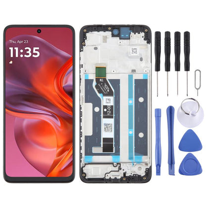OEM LCD Screen Digitizer Full Assembly with Frame, For Motorola Moto G06, For Motorola Moto G15 Power, For Motorola Moto E15, For Motorola Moto G05, For Motorola Moto G15, For Motorola Moto G35, For Motorola Moto G55, For Motorola Moto G 5G 2024       ...