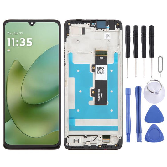 OEM LCD Screen Digitizer Full Assembly with Frame, For Motorola Moto G06, For Motorola Moto G15 Power, For Motorola Moto E15, For Motorola Moto G05, For Motorola Moto G15, For Motorola Moto G35, For Motorola Moto G55, For Motorola Moto G 5G 2024
