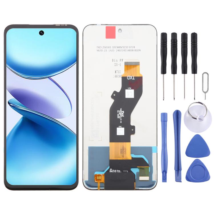 OEM LCD Screen with Digitizer Full Assembly, For Infinix GT 50 Pro X6891, For Infinix Hot 70 X6895B, For Infinix Note Edge X6887, For Infinix Smart 20 X6840 X6840B, For Infinix Note 60 Pro X6878, For Infinix Note 60 X6879, For Infinix Hot 60i 5G X6730 ...