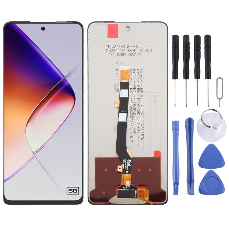 OEM LCD Screen with Digitizer Full Assembly, For Infinix GT 30 5G X6876, For Infinix Hot 60 5G X6726, For Infinix Hot 60 Pro 4G X6885, For Infinix Smart 10 Plus 4G X6725B, For Infinix Smart 10 4G X6725, For Infinix GT 30 Pro 5G X6873                   ...