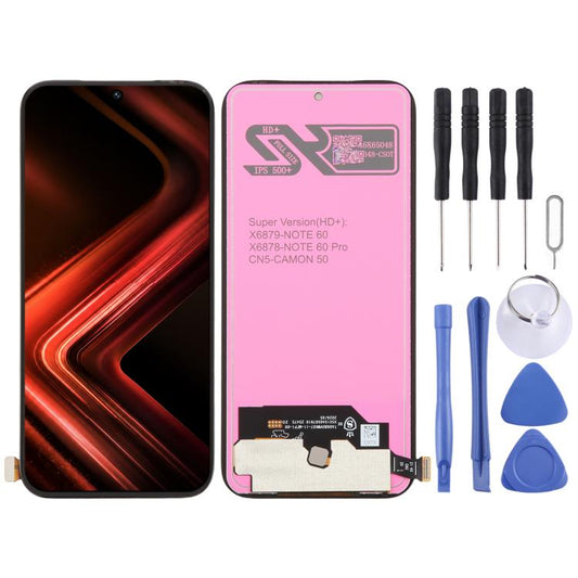 OEM LCD Screen with Digitizer Full Assembly, For Infinix GT 50 Pro X6891, For Infinix Note Edge X6887, For Infinix Note 60 Pro X6878, For Infinix Note 60 X6879, For Infinix GT 30 5G X6876, For Infinix Hot 60 5G X6726, For Infinix Hot 60 Pro 4G X6885   ...