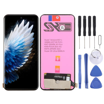 OEM LCD Screen with Digitizer Full Assembly, For Tecno Pop X 5G, For Tecno Pova 8 5G LK6, For Tecno Camon 50 Pro 5G CN7c, For Tecno Pova 7 4G LJ6/Pova 7 Neo 4G, For Tecno Spark 50 5G KN8, For Tecno Pova Curve 2 5G LK7K, For Tecno Pop 20 4G             ...