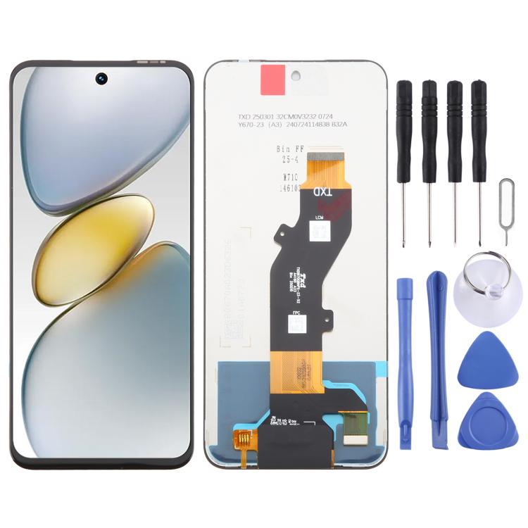 OEM LCD Screen with Digitizer Full Assembly, For Tecno Pop X 5G, For Tecno Camon 50 Pro 5G CN7c, For Tecno Pova 7 4G LJ6/Pova 7 Neo 4G, For Tecno Spark 50 5G KN8, For Tecno Pova Curve 2 5G LK7K, For Tecno Pop 20 4G, For Tecno Spark 50 4G KN6           ...