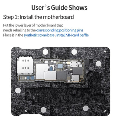 Qianli Magnetic Middle Layer BGA Reballing Platform, For iPhone 15 Series, For iPhone 14 Series