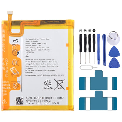 Battery Replacement, For VSMART BVSM-420 4450mAh, For VSMART BVSM-330 3520mAh, For VSMART BVSM-620 4000mAh, For VSMART BVSM-340 3500mAh, For Vsmart joy 3 plus BVSM-430 5000mAh, For VSMART BVSM-220 2550mAh, For VSMART BVSM-230 BVSM230 3000mAh           ...