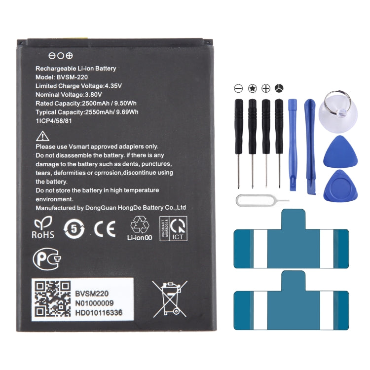 Battery Replacement, For VSMART BVSM-420 4450mAh, For VSMART BVSM-330 3520mAh, For VSMART BVSM-620 4000mAh, For VSMART BVSM-340 3500mAh, For Vsmart joy 3 plus BVSM-430 5000mAh, For VSMART BVSM-220 2550mAh, For VSMART BVSM-230 BVSM230 3000mAh           ...