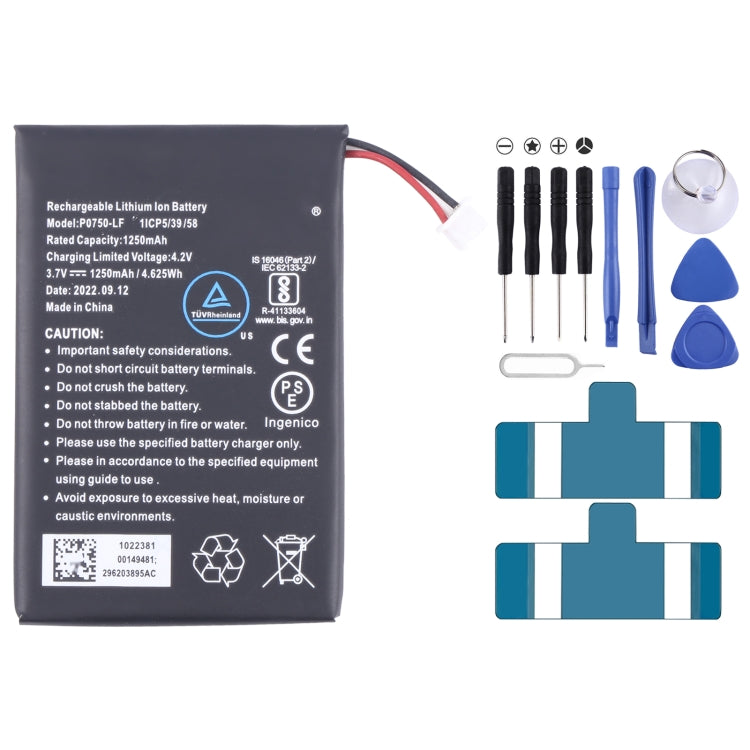 Battery Replacement, For Amazfit BIP S A1805 PL472020V 190mAh, For Amazfit EVE Ingenico Link 2500 P0750-LF 1250mAh, For Amazfit EVE L0922-LF 750mAh, For Amazfit EVE P0987 500mAh, For Amazfit EVE P0963 495mAh, For Amazfit EVE P0967 1100mAh              ...