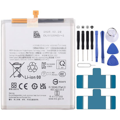 Battery Replacement, For Galaxy A36 / A56 5000mAh, For Galaxy S25 S9310 4000mAh, For Galaxy S25+ S936E/W/B/N/U S9360 4900mAh, For Galaxy S25 Ultra S938B/N/W/U/Q SM-S9380 5000mAh, For Galaxy S24 FE 4700mAh, For Galaxy Z Flip6 2870mAh 1130mAh 1 Pair     ...