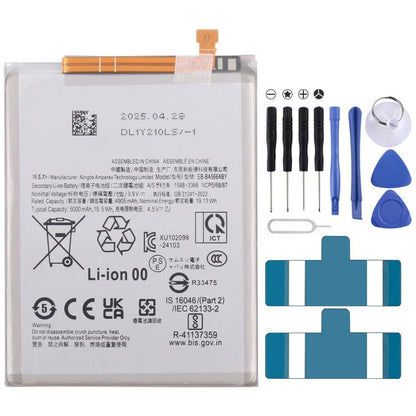 Battery Replacement, For Galaxy A36 / A56 5000mAh, For Galaxy S25 S9310 4000mAh, For Galaxy S25+ S936E/W/B/N/U S9360 4900mAh, For Galaxy S25 Ultra S938B/N/W/U/Q SM-S9380 5000mAh, For Galaxy S24 FE 4700mAh, For Galaxy Z Flip6 2870mAh 1130mAh 1 Pair     ...