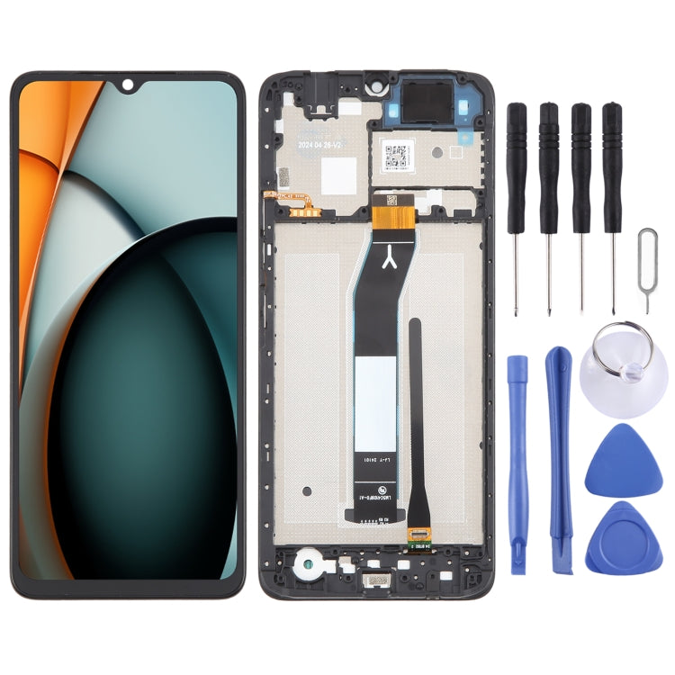 Original IPS Material LCD Screen Digitizer Full Assembly with Frame, For Xiaomi Poco C61, For Xiaomi Redmi A3, For Xiaomi Poco M6 5G, For Xiaomi Redmi 13C 5G, For Xiaomi Poco C65, For Xiaomi Redmi 13C 4G, For Xiaomi Poco M6 Pro 5G, For Xiaomi Redmi 12 ...