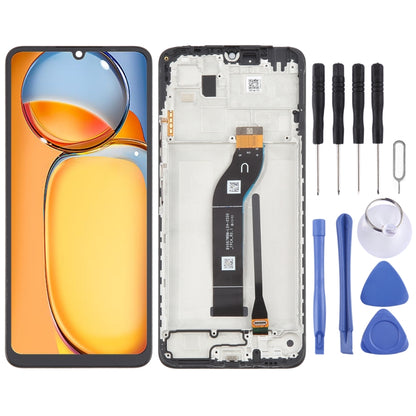 Original IPS Material LCD Screen Digitizer Full Assembly with Frame, For Xiaomi Poco C61, For Xiaomi Redmi A3, For Xiaomi Poco M6 5G, For Xiaomi Redmi 13C 5G, For Xiaomi Poco C65, For Xiaomi Redmi 13C 4G, For Xiaomi Poco M6 Pro 5G, For Xiaomi Redmi 12 ...