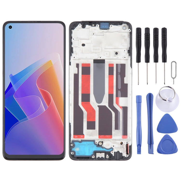 Original AMOLED LCD Screen Digitizer Full Assembly with Frame, For OPPO A78 4G CPH2565, For OPPO Reno8 Z 5G, For OPPO Reno8 4G, For OPPO Reno8 Lite 5G, For OPPO Reno8 5G, For OPPO F21 Pro 5G, For OPPO F21 Pro, For OPPO Reno7 Lite, For OPPO Reno7 4G����...
