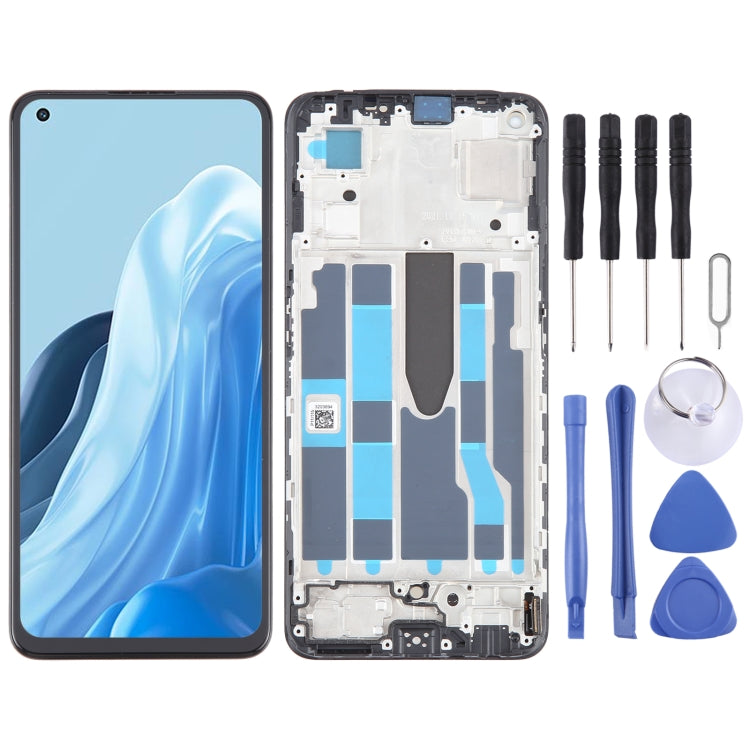 Original AMOLED LCD Screen Digitizer Full Assembly with Frame, For OPPO A78 4G CPH2565, For OPPO Reno8 Z 5G, For OPPO Reno8 4G, For OPPO Reno8 Lite 5G, For OPPO Reno8 5G, For OPPO F21 Pro 5G, For OPPO F21 Pro, For OPPO Reno7 Lite, For OPPO Reno7 4G����...