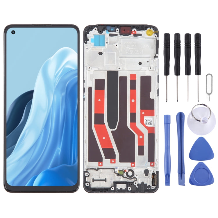 Original AMOLED LCD Screen Digitizer Full Assembly with Frame, For OPPO A78 4G CPH2565, For OPPO Reno8 Z 5G, For OPPO Reno8 4G, For OPPO Reno8 Lite 5G, For OPPO Reno8 5G, For OPPO F21 Pro 5G, For OPPO F21 Pro, For OPPO Reno7 Lite, For OPPO Reno7 4G����...