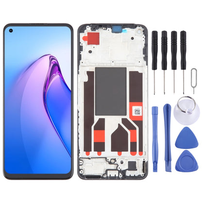 Original AMOLED LCD Screen Digitizer Full Assembly with Frame, For OPPO A78 4G CPH2565, For OPPO Reno8 Z 5G, For OPPO Reno8 4G, For OPPO Reno8 Lite 5G, For OPPO Reno8 5G, For OPPO F21 Pro 5G, For OPPO F21 Pro, For OPPO Reno7 Lite, For OPPO Reno7 4G����...