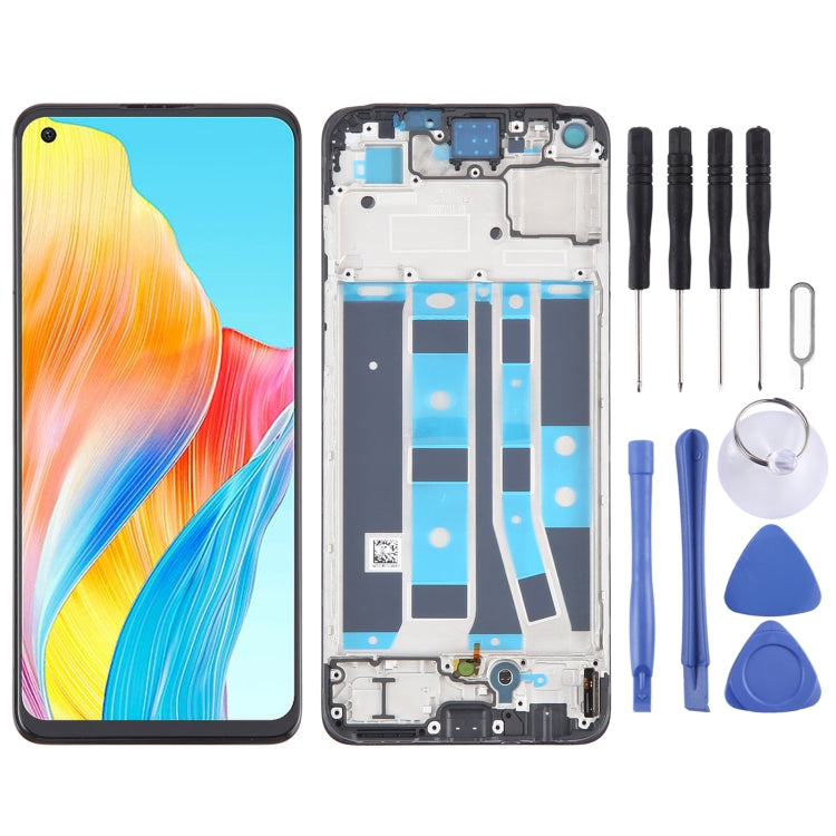 Original AMOLED LCD Screen Digitizer Full Assembly with Frame, For OPPO A78 4G CPH2565, For OPPO Reno8 Z 5G, For OPPO Reno8 4G, For OPPO Reno8 Lite 5G, For OPPO Reno8 5G, For OPPO F21 Pro 5G, For OPPO F21 Pro, For OPPO Reno7 Lite, For OPPO Reno7 4G����...