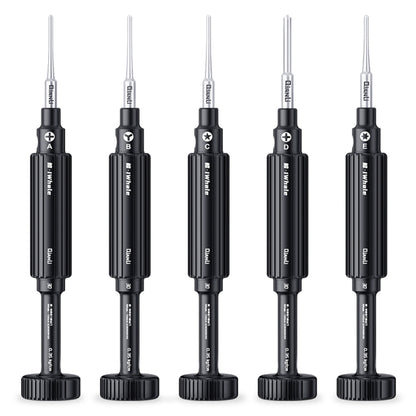 5 in 1 QianLi iWhale Special S2 Steel Magnetic Torque 3D Screwdriver, A/B/C/D/E