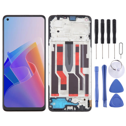OLED LCD Screen Digitizer Full Assembly with Frame, For OPPO A78 4G CPH2565, For OPPO Reno8 Z 5G, For OPPO Reno8 4G, For OPPO Reno8 Lite 5G, For OPPO Reno8 5G, For OPPO F21 Pro 5G, For OPPO F21 Pro, For OPPO Reno7 Lite, For OPPO Reno7 4G���������������...