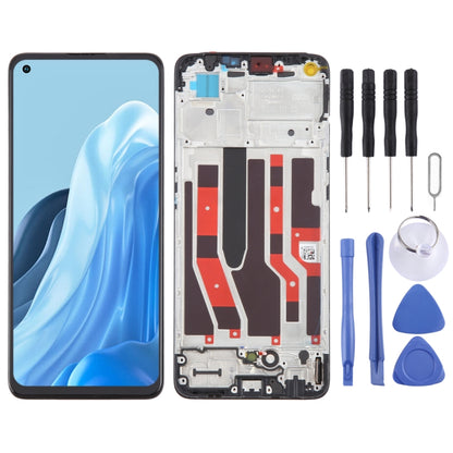 OLED LCD Screen Digitizer Full Assembly with Frame, For OPPO A78 4G CPH2565, For OPPO Reno8 Z 5G, For OPPO Reno8 4G, For OPPO Reno8 Lite 5G, For OPPO Reno8 5G, For OPPO F21 Pro 5G, For OPPO F21 Pro, For OPPO Reno7 Lite, For OPPO Reno7 4G���������������...