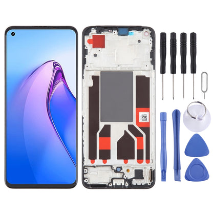 OLED LCD Screen Digitizer Full Assembly with Frame, For OPPO A78 4G CPH2565, For OPPO Reno8 Z 5G, For OPPO Reno8 4G, For OPPO Reno8 Lite 5G, For OPPO Reno8 5G, For OPPO F21 Pro 5G, For OPPO F21 Pro, For OPPO Reno7 Lite, For OPPO Reno7 4G���������������...