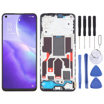 OLED LCD Screen Digitizer Full Assembly with Frame, For OPPO A78 4G CPH2565, For OPPO Reno8 Z 5G, For OPPO Reno8 4G, For OPPO Reno8 Lite 5G, For OPPO Reno8 5G, For OPPO F21 Pro 5G, For OPPO F21 Pro, For OPPO Reno7 Lite, For OPPO Reno7 4G���������������...