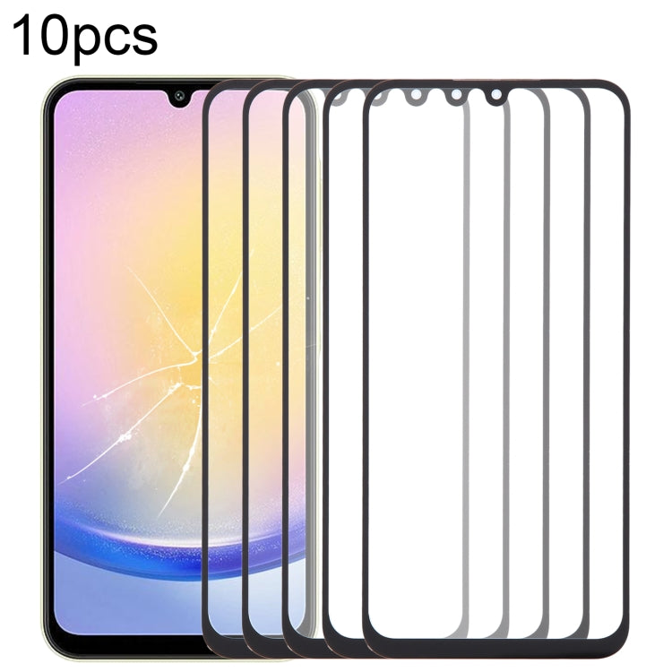 10pcs Front Screen Outer Glass Lens with OCA Optically Clear Adhesive, For Samsung Galaxy F15 SM-E156B, For Samsung Galaxy A15 5G SM-A156B, For Samsung Galaxy A55 SM-A556B, For Samsung Galaxy A35 SM-A356B, For Samsung Galaxy S24+ SM-S926B              ...