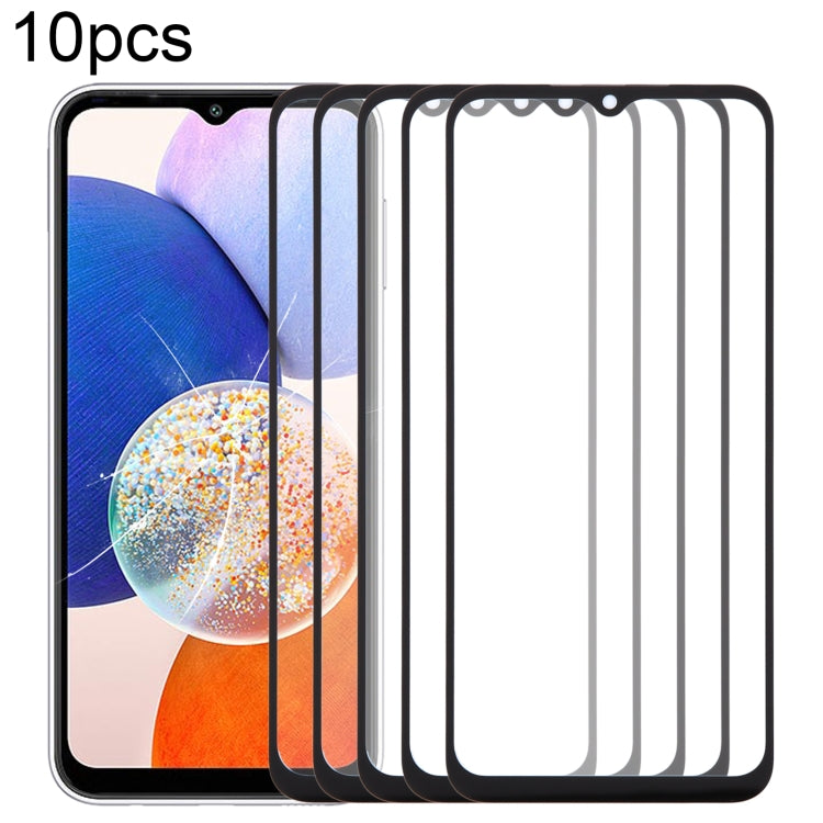 10pcs Front Screen Outer Glass Lens with OCA Optically Clear Adhesive, For Samsung Galaxy F15 SM-E156B, For Samsung Galaxy A15 5G SM-A156B, For Samsung Galaxy A55 SM-A556B, For Samsung Galaxy A35 SM-A356B, For Samsung Galaxy S24+ SM-S926B              ...