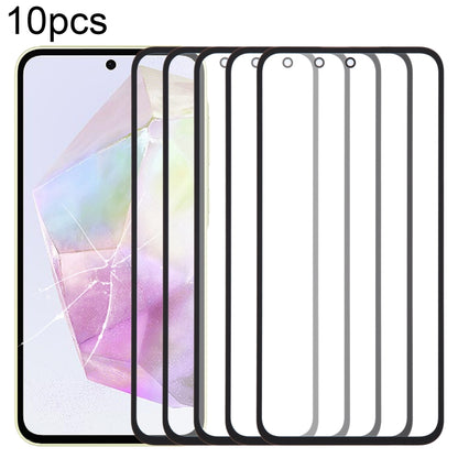 10pcs Front Screen Outer Glass Lens with OCA Optically Clear Adhesive, For Samsung Galaxy F15 SM-E156B, For Samsung Galaxy A15 5G SM-A156B, For Samsung Galaxy A55 SM-A556B, For Samsung Galaxy A35 SM-A356B, For Samsung Galaxy S24+ SM-S926B              ...