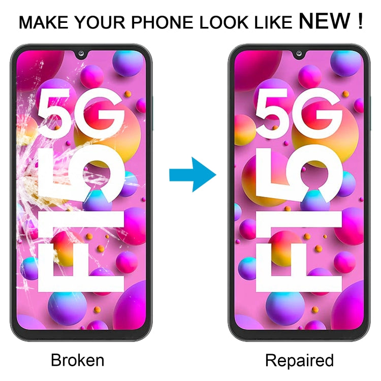 10pcs Front Screen Outer Glass Lens with OCA Optically Clear Adhesive, For Samsung Galaxy F15 SM-E156B, For Samsung Galaxy A15 5G SM-A156B, For Samsung Galaxy A55 SM-A556B, For Samsung Galaxy A35 SM-A356B, For Samsung Galaxy S24+ SM-S926B              ...