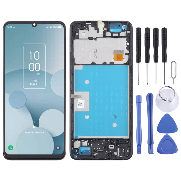 OEM LCD Screen Digitizer Full Assembly with Frame, For TCL 50 SE, For TCL 40 NxtPaper 5G, For TCL 40 NxtPaper 4G, For TCL 406 T506K, For TCL 40 XE, For TCL 40 XL T608M, For TCL 40 SE, For TCL 408 T507D1, For TCL 405 T506D, For TCL 40 R T771K           ...