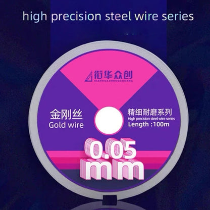 Curved LCD Screen Separation Diamond Wire, 0.028mm x 100m, 0.035mm x 100m, 0.02mm x 100m, 0.03mm x 100m, 0.04mm x 100m, 0.05mm x 100m