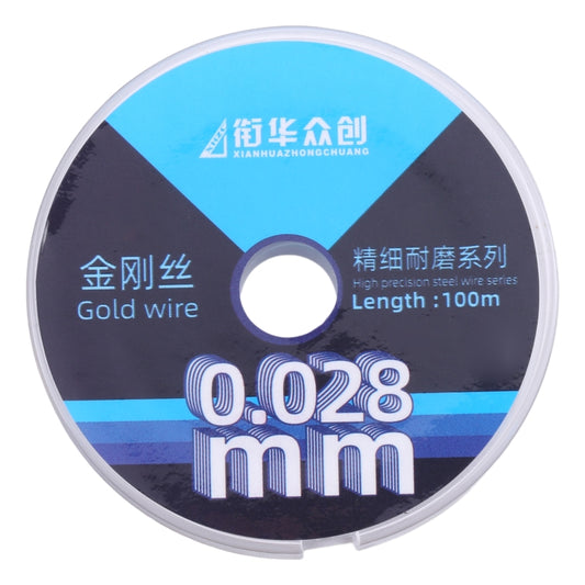 Curved LCD Screen Separation Diamond Wire, 0.028mm x 100m, 0.035mm x 100m, 0.02mm x 100m, 0.03mm x 100m, 0.04mm x 100m, 0.05mm x 100m